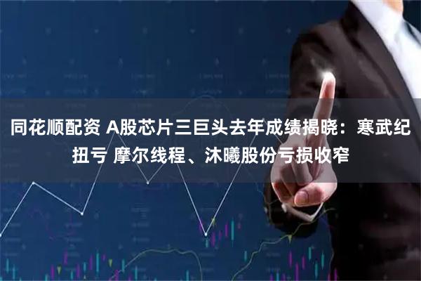 同花顺配资 A股芯片三巨头去年成绩揭晓：寒武纪扭亏 摩尔线程、沐曦股份亏损收窄